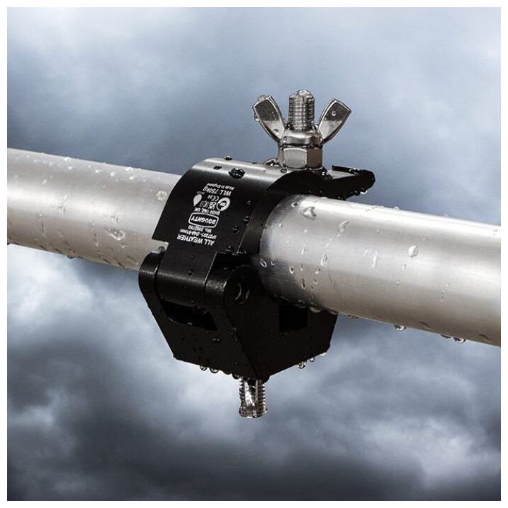 Doughty IP57201 - Doughty Hook Clamp (Black) - Stainless Steel Fixings