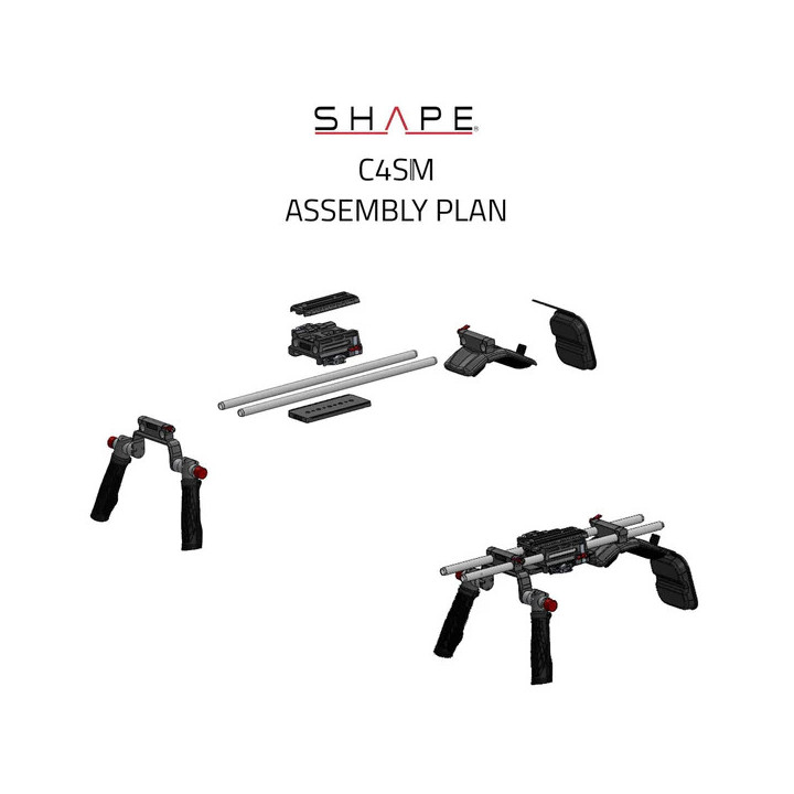 Shape C4SM - Shoulder Mount for Canon EOS C400