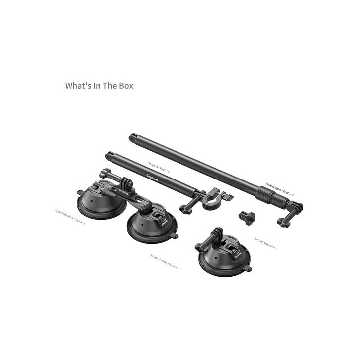 SmallRig 4380 - Suction Cup Mounting Support Kit for Vehicle Panoramic Shooting