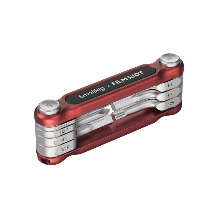 SmallRig 4811 - x FILM RIOT 7-in-1 Folding Wrench Set (Red)