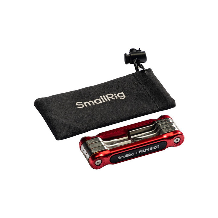 SmallRig 4811 - x FILM RIOT 7-in-1 Folding Wrench Set (Red)