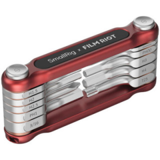 SmallRig 4813 - x FILM RIOT 10-in-1 Folding Wrench Set (Red)