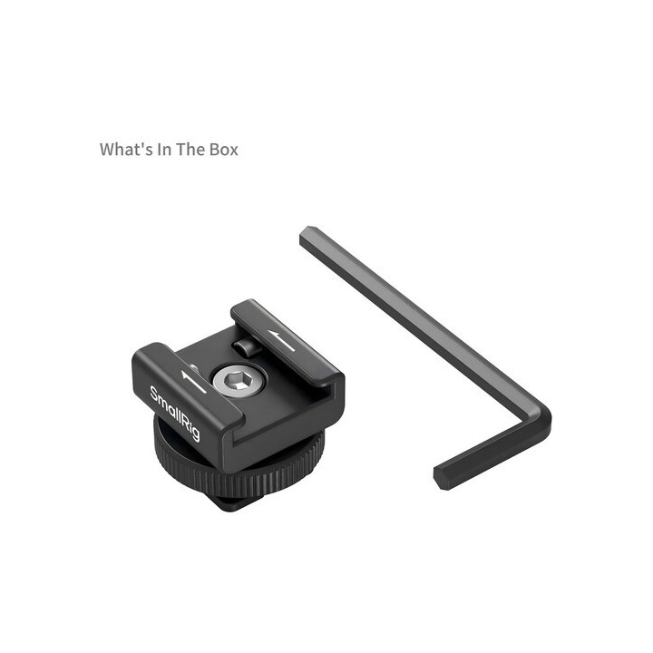 SmallRig 4822 - Cold Shoe Mount for Compact Wireless Microphones