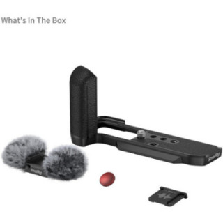 SmallRig 4876 - L-Shape Mount Plate with Silicone Handle for FUJIFILM X-M5 (Black)