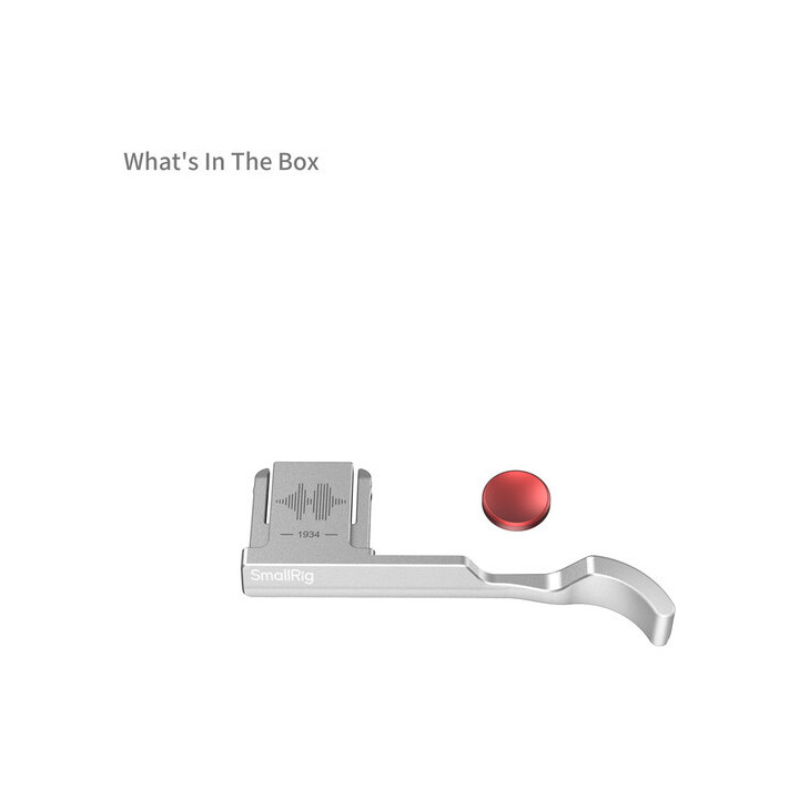 SmallRig 4877 - Thumb Grip for FUJIFILM X-M5 (Silver)