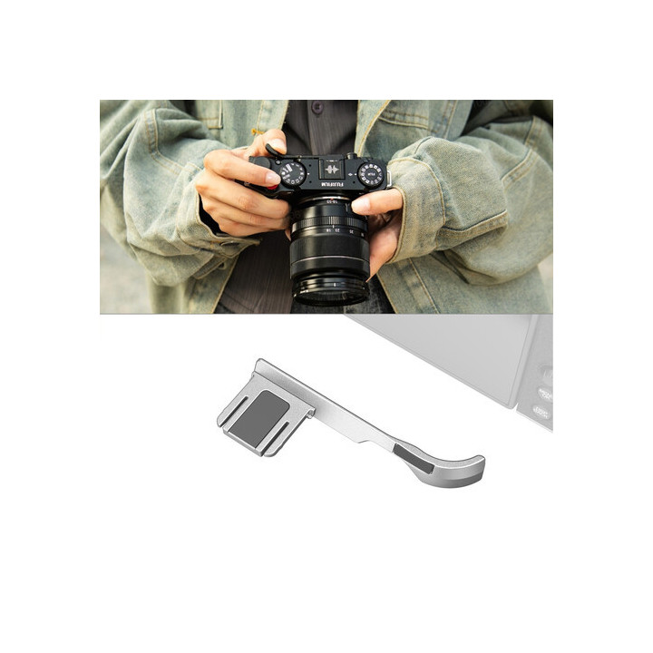 SmallRig 4877 - Thumb Grip for FUJIFILM X-M5 (Silver)