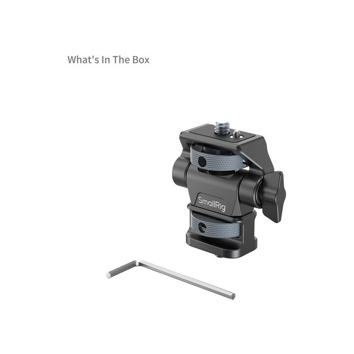 SmallRig 4886 - Swivel and Tilt Adjustable Monitor Support with 1/4"-20 Screws