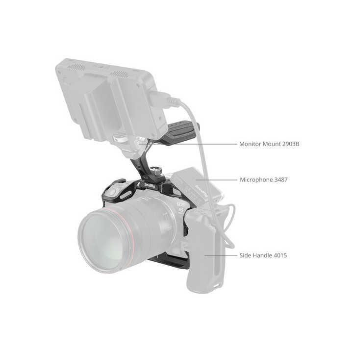 SmallRig 4976 - "Black Mamba" Camera Cage Kit for Canon EOS R5 Mark II