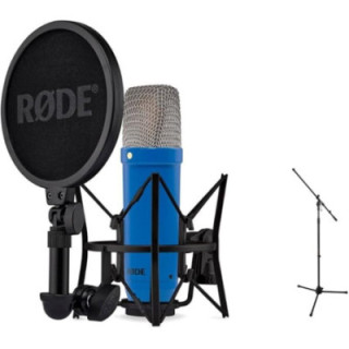 Rode NT1SIGNATURECOBALT - NT1 Signature Series Large-Diaphragm Condenser Microphone (Cobalt)