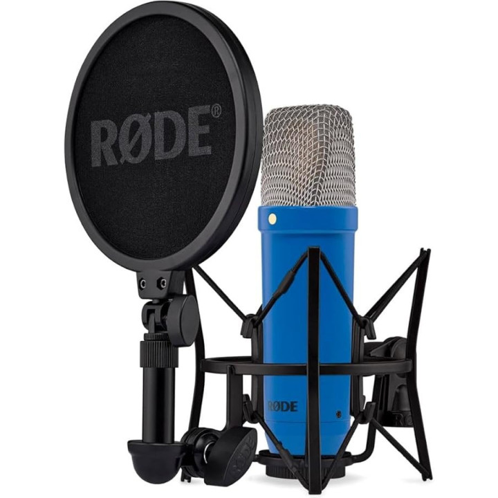 Rode NT1SIGNATURECOBALT - NT1 Signature Series Large-Diaphragm Condenser Microphone (Cobalt)