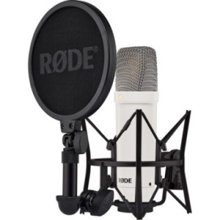 Rode NT1SIGNATUREWHITE - NT1 Signature Series Large-Diaphragm Condenser Microphone (White)
