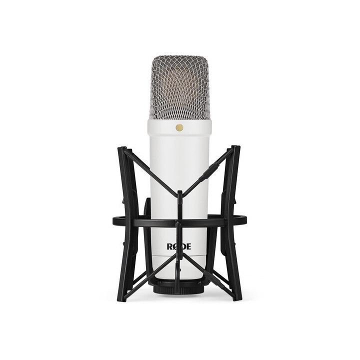 Rode NT1SIGNATUREWHITE - NT1 Signature Series Large-Diaphragm Condenser Microphone (White)