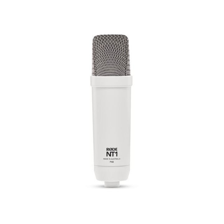 Rode NT1SIGNATUREWHITE - NT1 Signature Series Large-Diaphragm Condenser Microphone (White)
