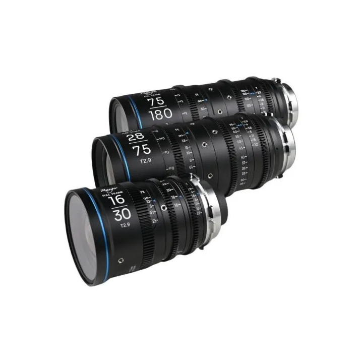 Laowa RAN162875BPLEF - Ranger FF (16-30mm,28-75mm, 75-180mm) Cine Lens 3-Lens Bundle