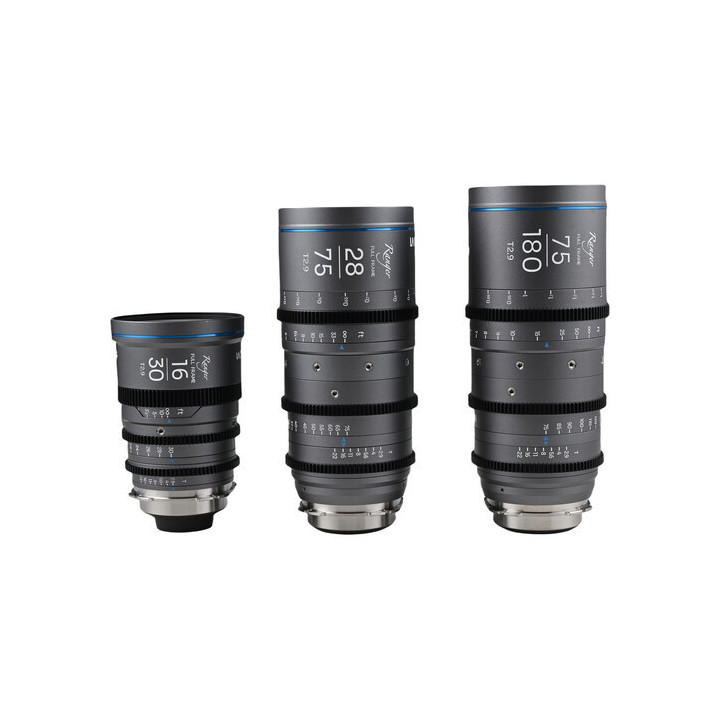 Laowa RANL162875BPLEF - Ranger FF Lite (16-30mm,28-75mm, 75-180mm) Cine Lens 3-Lens Bundle