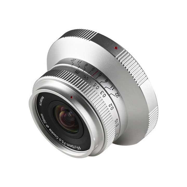 Laowa VE1550NZAESIL - 15mm f/5 Cookie FF (Auto Aperture - Silver)