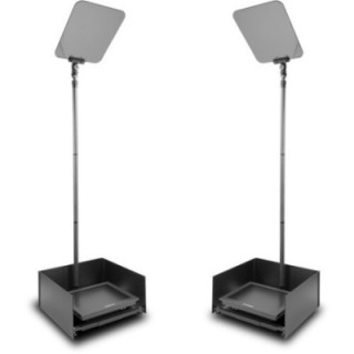 Prompter People PRO-SP15PHB-CARB - PP-Stage Pro 15" Pair High Bright with Carbon Fiber Poles