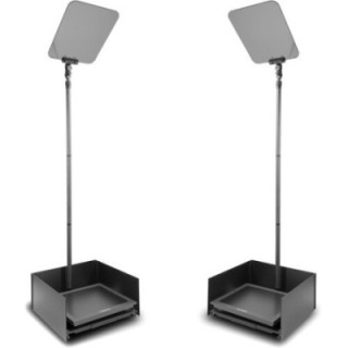 Prompter People PRO-SP17PHB-CARB - PP-Stage Pro 17" Pair High Bright with Carbon Fiber Poles