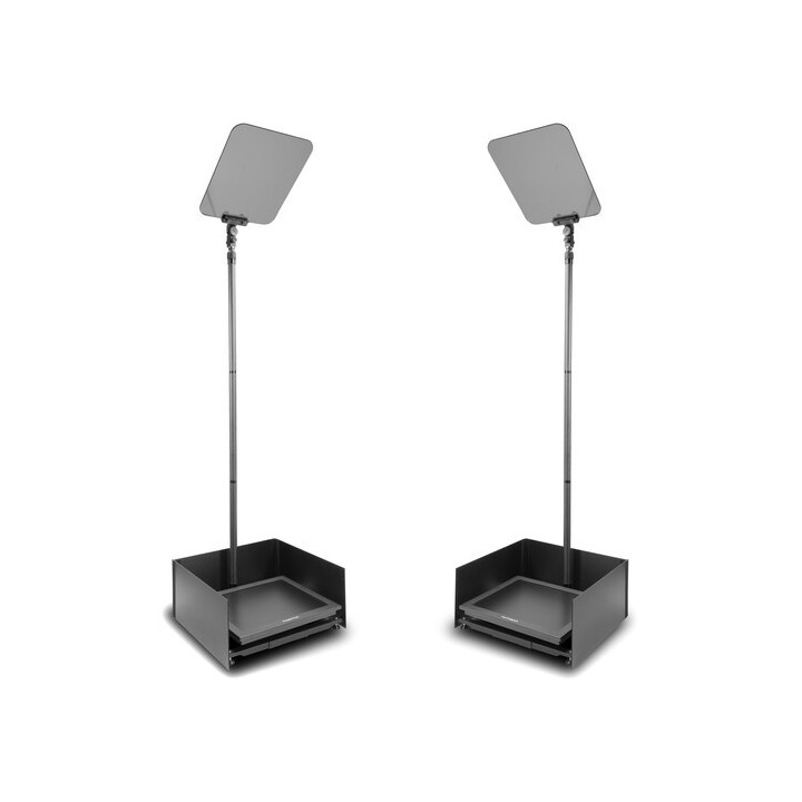 Prompter People PRO-SP17PHB-CARB - PP-Stage Pro 17" Pair High Bright with Carbon Fiber Poles