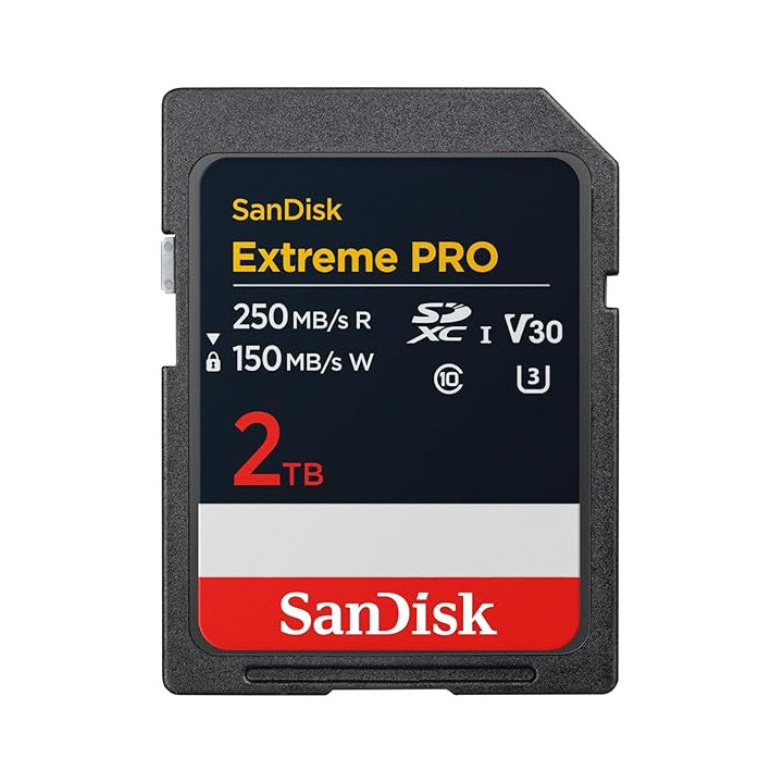 Sandisk SDSDXXD-2T00-GN4IN - Extreme Pro 200MB/s SDXC 2TB