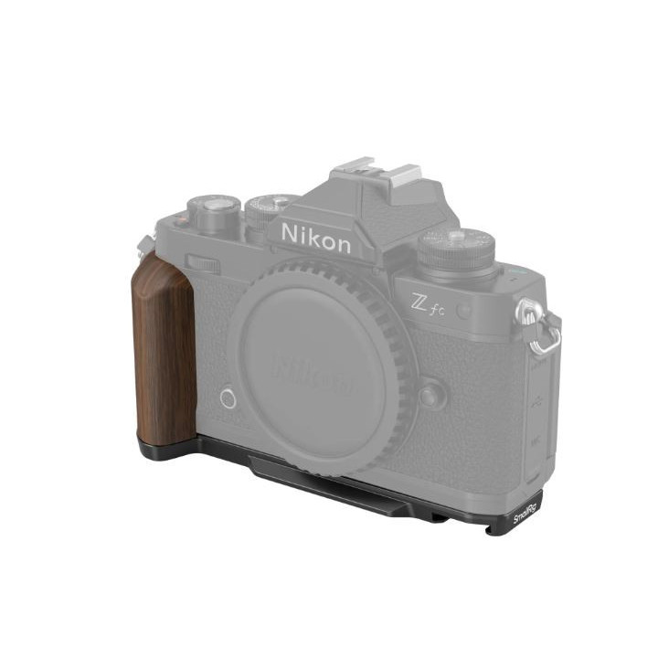SmallRig 4802 - Wooden L-Shape Grip for Nikon Z fc (Black)