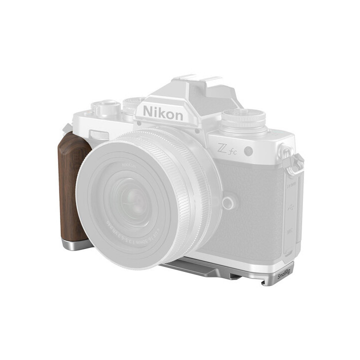 SmallRig 4803 - Wooden L-Shape Grip for Nikon Z fc (Sliver)