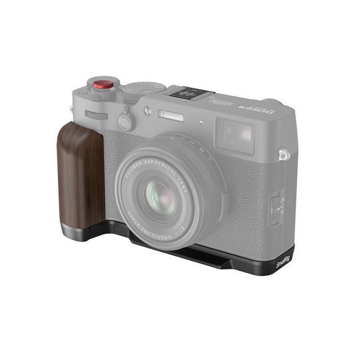 SmallRig 4805 - Wooden L-Shape Grip for FUJIFILM X100VI / X100V (Black)
