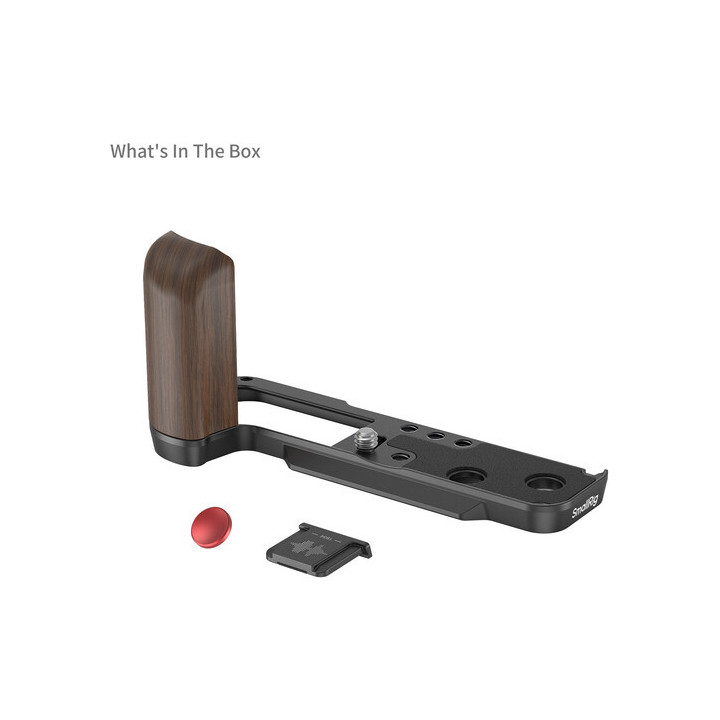 SmallRig 4805 - Wooden L-Shape Grip for FUJIFILM X100VI / X100V (Black)