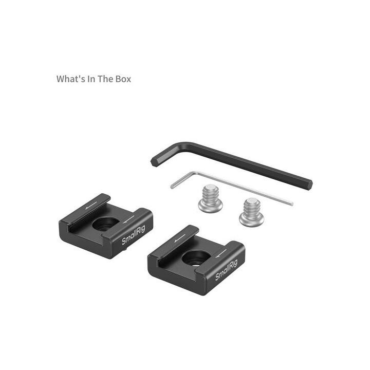 SmallRig 5032 - Anti-Twist Cold Shoe Mount Support (2pcs)