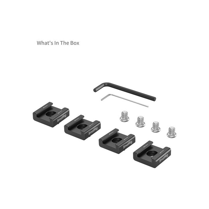 SmallRig 5033 - Anti-Twist Cold Shoe Mount Support (4pcs)