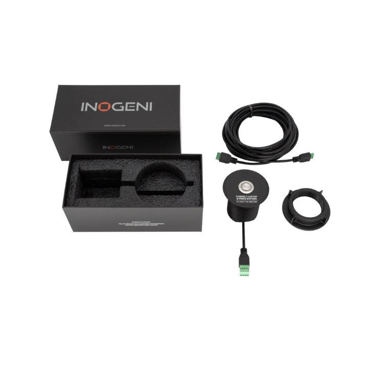 Inogeni INO-BUTTON KIT - 8M - Backlit Switch Button with Hardware for Table Mounting