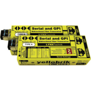 Lynx OBD 1510 D - RS232/422/485 Serial and GPI Bi-directional Fiber Transceiver