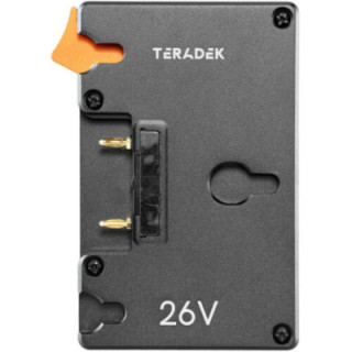 Teradek 11-0933 - Single Battery Plate for Bolt 4K, Bolt 6, Serv 4K (Female, Gold Mount)