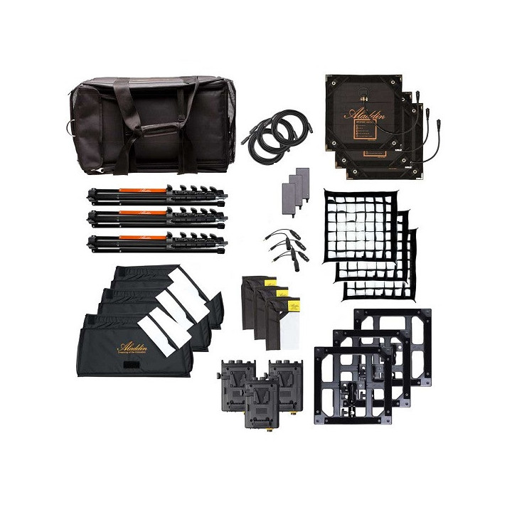 Aladdin MM-1-KIT3 - MOSAIC MINI 1X1 3 Light Kit with Lumenradio