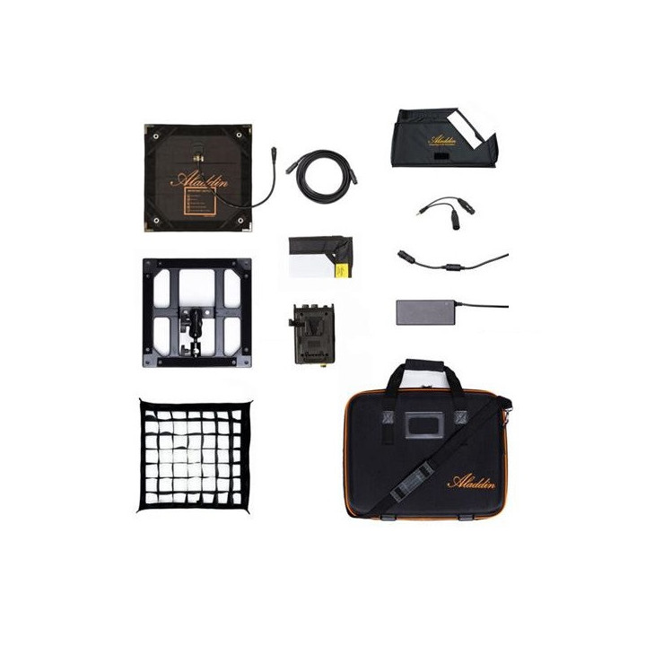 Aladdin MM-1-KITG - MOSAIC MINI 1X1 Gaffer Kit with Lumenradio