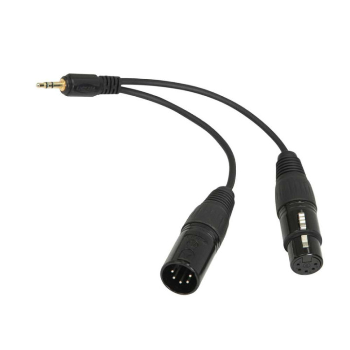 Aladdin MM-YDMX - DMX Y Cable 3.5mm Jack to XLR 5Pin