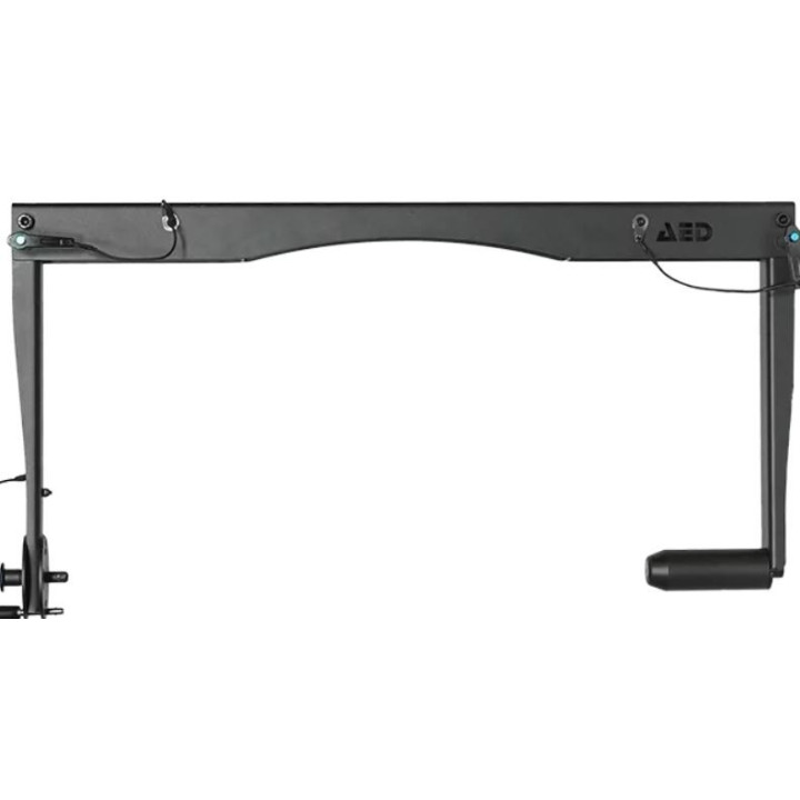 AED Audio MULTI12 HORIZONTAL BRACKET - Steel HORIZONTAL MOUNTING BRACKET, YOKE, BLACK