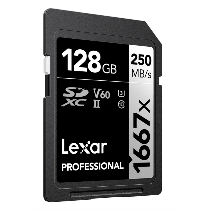 Lexar LSD128CB1667 - 1667x UHS-II SDXC 128GB Silver