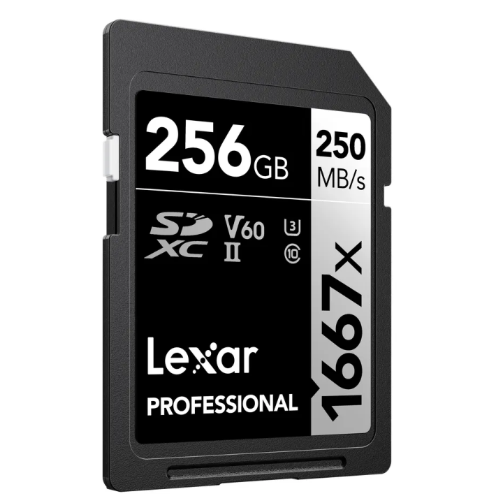 Lexar LSD256CB1667 - 1667x UHS-II SDXC 256GB Silver