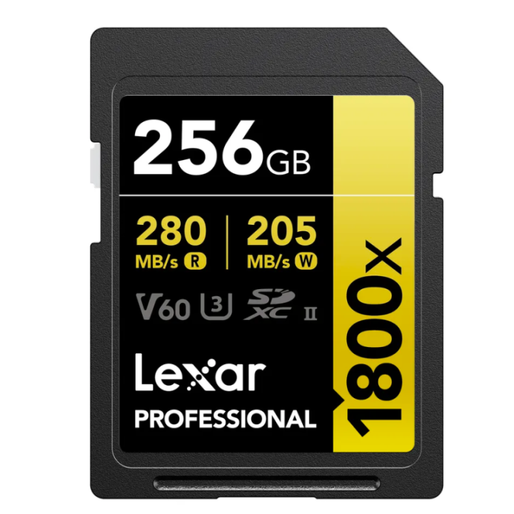 Lexar LSD1800256G-BNNNG - 1800x UHS-II SDXC 256GB Gold
