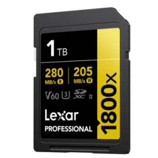 Lexar LSD1800001T-BNNNG - 1800x UHS-II SDXC 1TB Gold