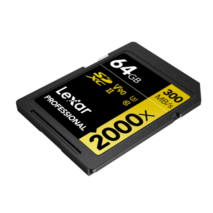 Lexar LSD2000064G-BNNNG - 2000x UHS-II SDXC 64GB Gold