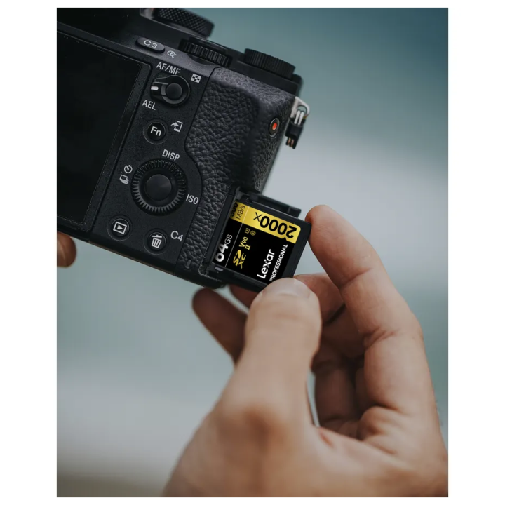 Lexar LSD2000064G-BNNNG - 2000x UHS-II SDXC 64GB Gold