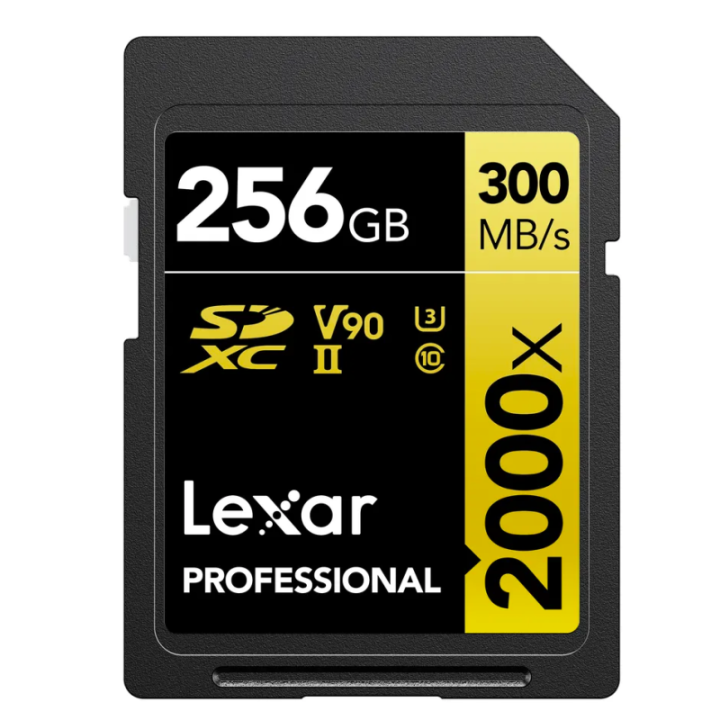 Lexar LSD2000256G-BNNNG - 2000x UHS-II SDXC 256GB Gold