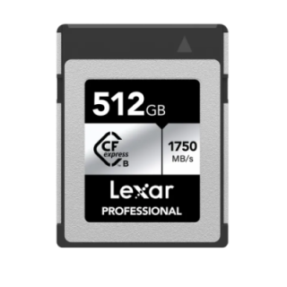 Lexar LCXEXSL512G-RNENG - 1750MB/s CFexpress B 512GB Silver