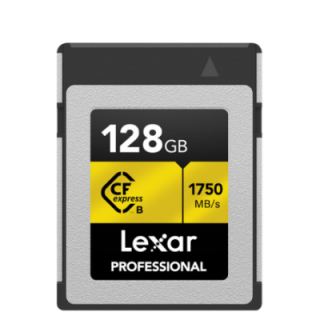 Lexar LCXEXPR128G-RNENG - 1750MB/s CFexpress B 128GB Gold