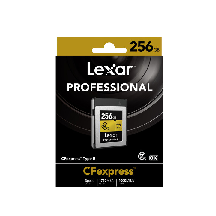 Lexar LCXEXPR256G-RNENG - 1750MB/s CFexpress B 256GB Gold