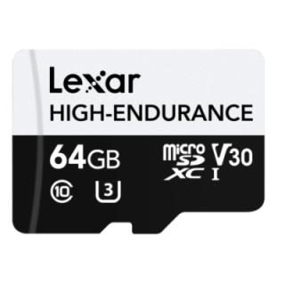 Lexar LMSHGED064G-BCNNG - micro SDHC High Endurance 64GB