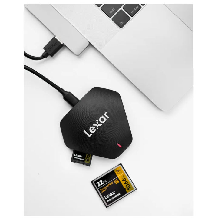 Lexar LRW500URB - Multi-Card 3-in-1 USB-C Reader