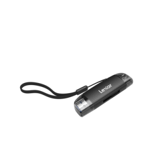 Lexar LRW310X-BNBNG - Dual Slot Card USB A/C Reader